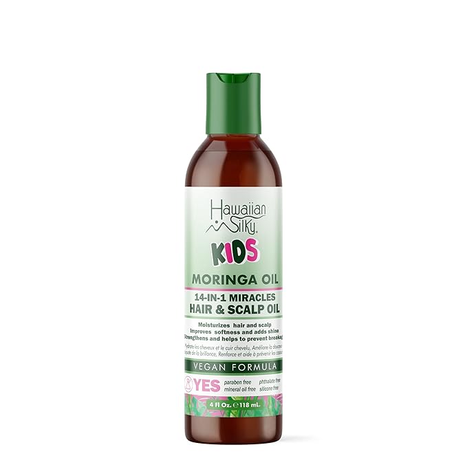 Hawaiian Silky Kids Moringa Oil hair and scalp oil