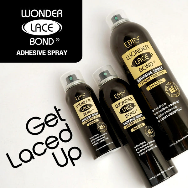 EBIN Wonder Lace Bond Extreme Firm Hold Adhesive Spray -supreme — product view