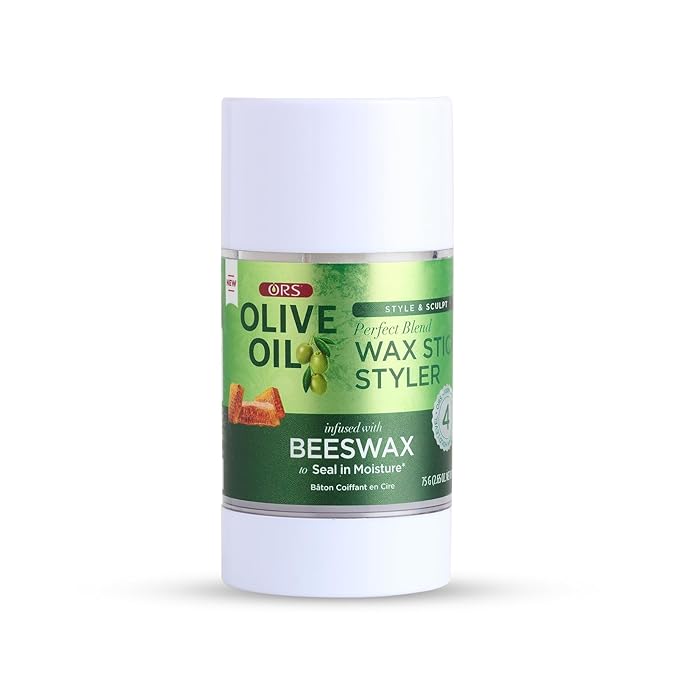 ORS Olive Oil Style & Sculpt Wax Stick Styler with Beeswax to Seal in Moisture 2.6 Ounces