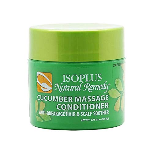 Isoplus Natural Remedy Cucumber Massage Conditioner Anti-Breakage Hair & Scalp Soother 4 Oz