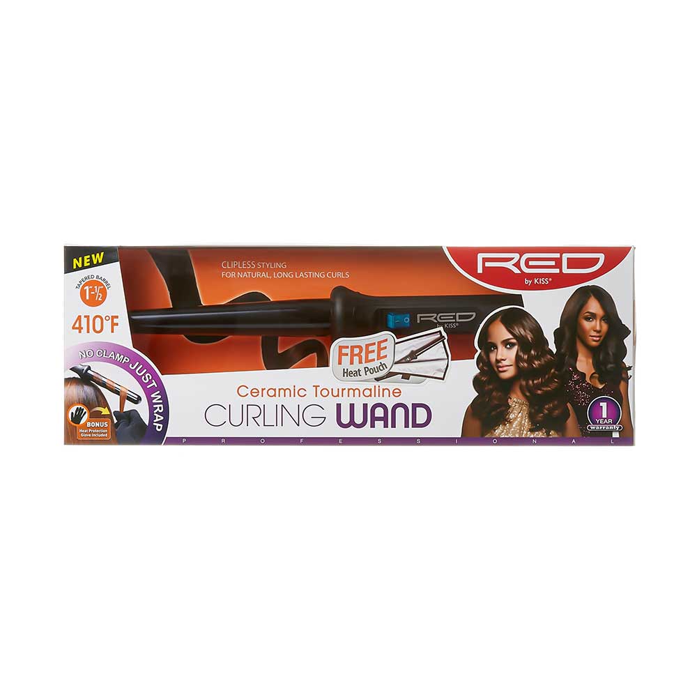 Ceramic Tourmaline Curling Wand With a Free Heat Pouch  SKU: CIW03 types ︰ 1-5-inch