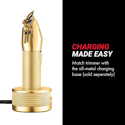 BaBylissPRO FX+ Professional Barber Cord/Cordless Hair Clippers for Men, All Metal, Lithium Battery with 3-Hour Runtime