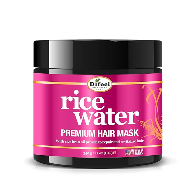Difeel Premium Rice Water Hair Mask 12 oz.