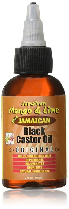 Jamaican Mango & Lime Black Castor Oil – 2oz