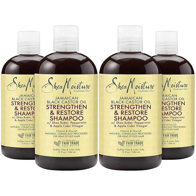 SheaMoisture Jamaican Black Castor Oil Strengthen & Restore Shampoo 3.2oz