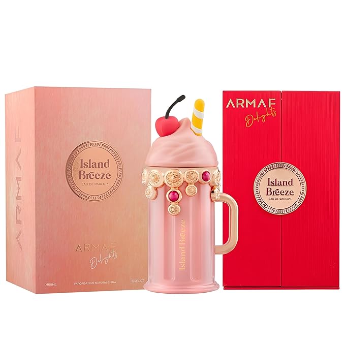 Armaf Island Breeze – Fruity, Floral, Musky – Eau de Parfum Spray Long-Lasting Fragrance for Women, 3.4 Ounce