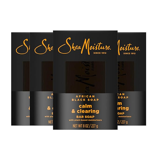 SheaMoisture Bar soap African Black Soap calm and clearing 8 oz