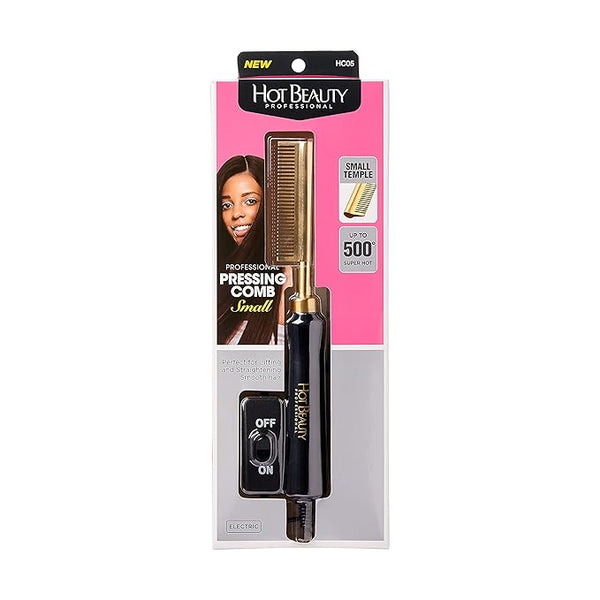 Professional Electric Pressing Comb, Hot Comb Hair Straightener (Small Size Teeth)