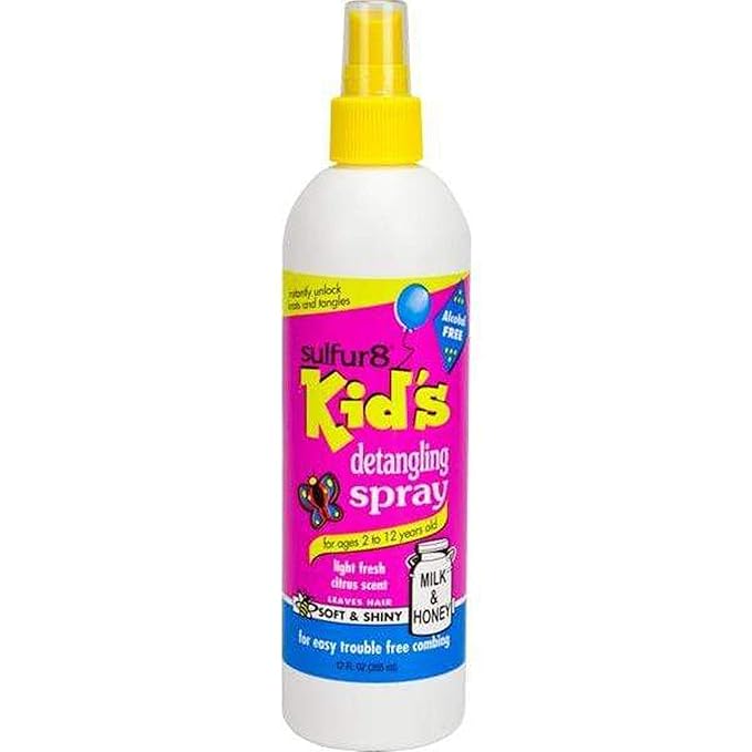 Sulfur8 Kid's Detanging Spray 12 Oz.