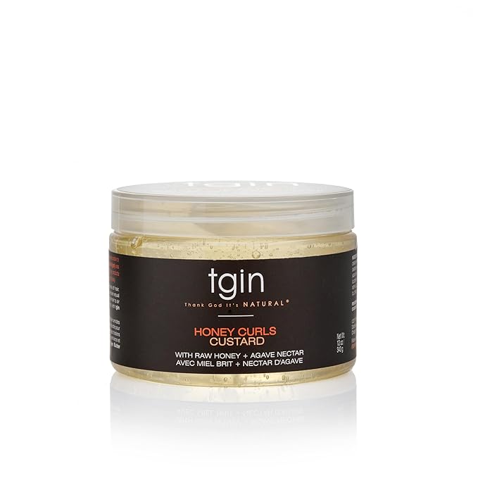tgin Thank God It's Natural Honey Curls Custard - 12 Oz
