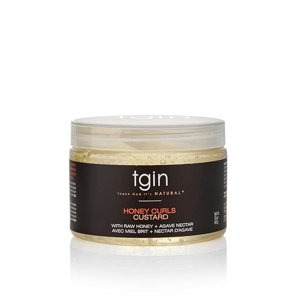 tgin Thank God It's Natural Honey Curls Custard - 12 Oz