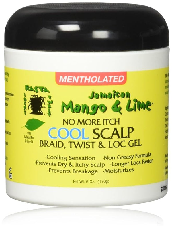 Jamaican Mango & Lime No More Itch Cool Scalp Braid Twist & Lock Gel 16OZ
