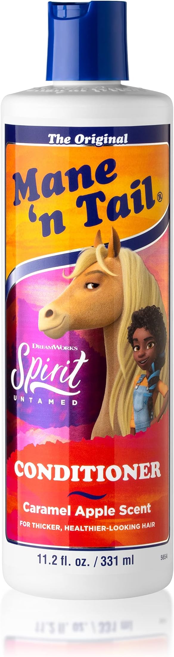 Mane 'n Tail Spirit Untamed Conditioner – Caramel Apple Scented, Gentle Leave-in Conditioner for Silky, Shiny Hair (11.2 oz)