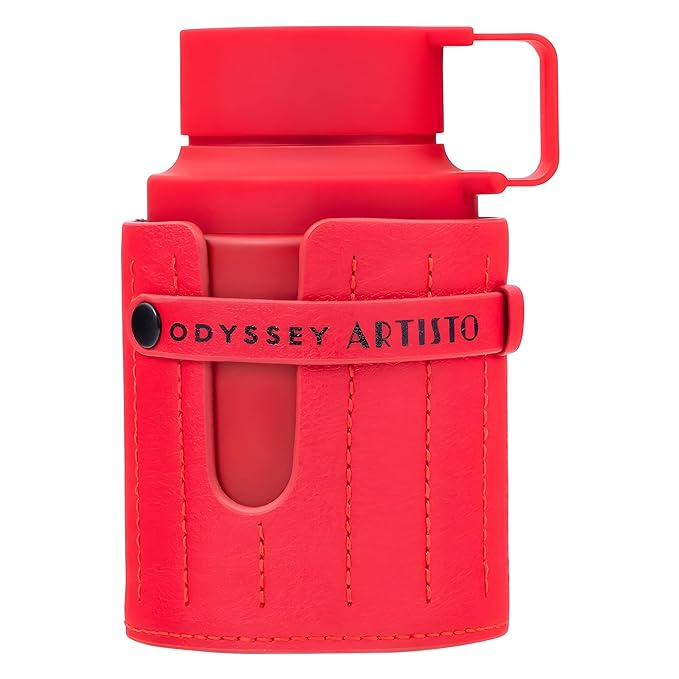 Armaf Odyssey Artisto The Red Edition – Woody, Sweet, Tropical, Warm Spicy – Eau de Parfum Spray Long-Lasting Fragrance for Unisex, 3.40 Ounce