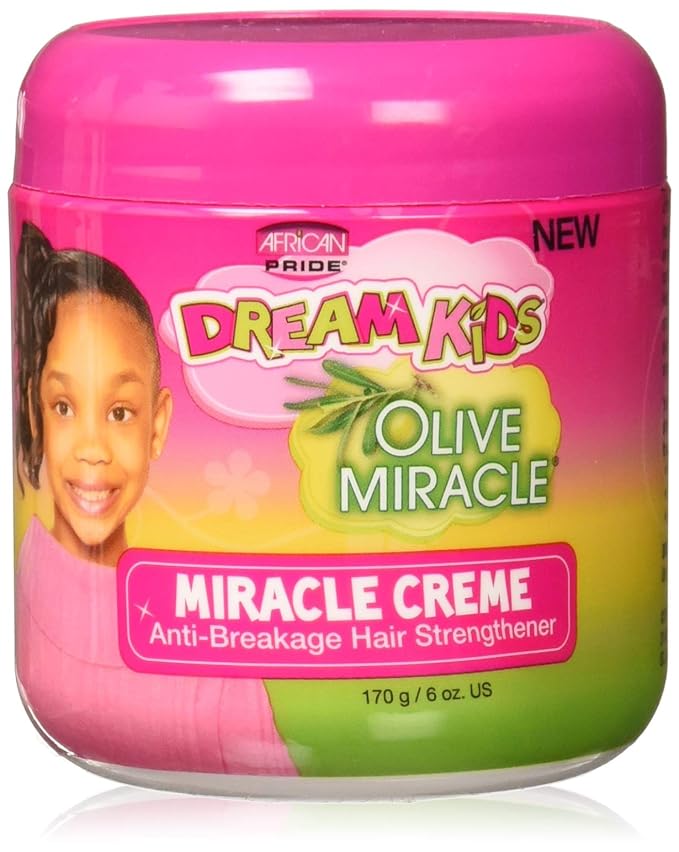 African Pride Dream Kids Olive Miracle Creme, 6 Ounce