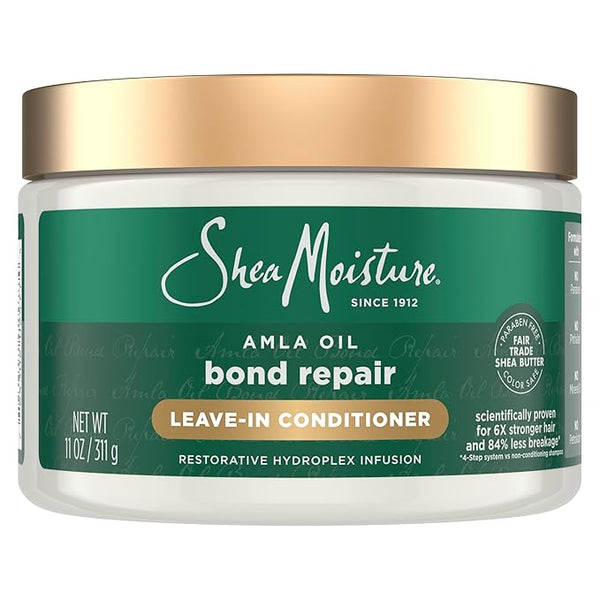 Shea Moisture Bond Repair Leave-In Conditioner Amla Oil Protects Against Damage And Strengthens Hair Bonds11FlOz