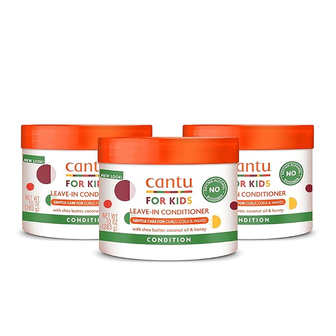 Cantu Care for Kids Leave-In Conditioner with Shea Butter, 10 oz