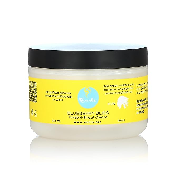 Curls Blueberry Bliss Twist-N-Shout Cream - 8 oz