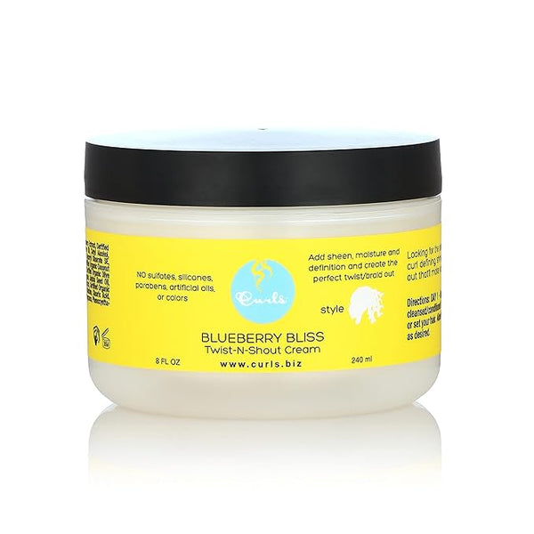 Curls Blueberry Bliss Twist-N-Shout Cream - 8 oz