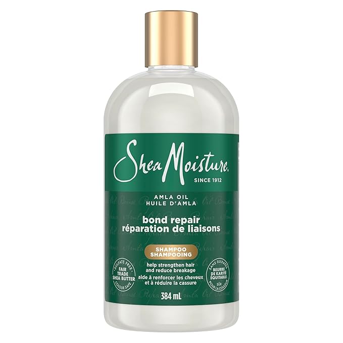 Shea Moisture Bond Repair Shampoo Amla Oil Deeply Cleanses And Removes Build Up To Repair Hair Bonds With Hydroplex Technology And Amla Oil With Restorative HydroPlex Infusion 13 Fl Oz