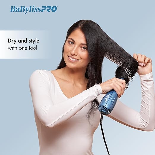 BabylissPRO Nano Titanium Professional 2" Hot Air Dryer Brush For Styling And Drying