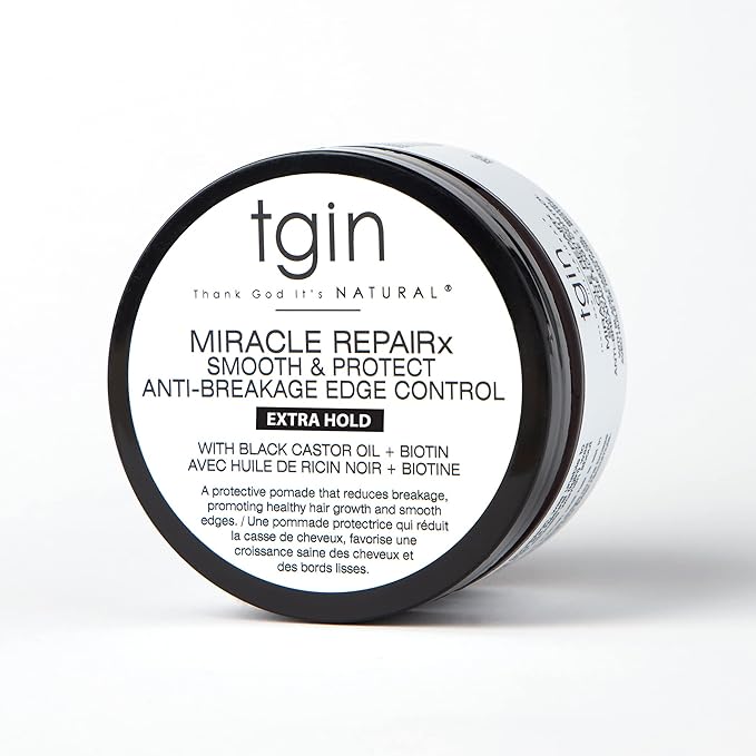 tgin Miracle RepaiRx Smooth & Nourish Edge Control for For Damaged Hair - Repair - Protect - Restore - 4 ounces
