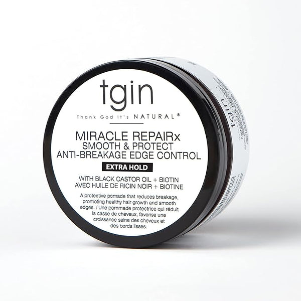 tgin Miracle RepaiRx Smooth & Nourish Edge Control for For Damaged Hair - Repair - Protect - Restore - 4 ounces