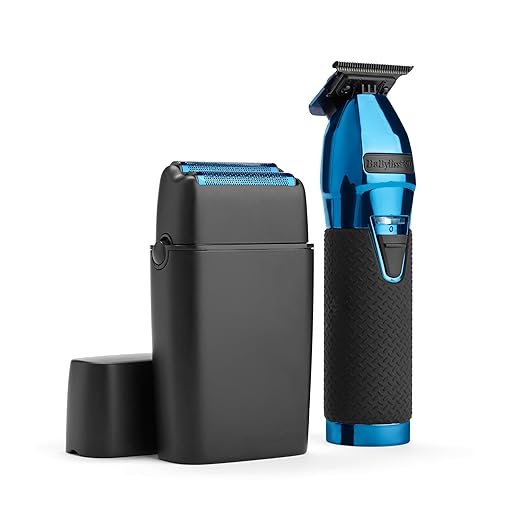 BaBylissPRO LIMITEDFX Cord/Cordless Hair Trimmer and Double Foil Hair Shaver Prepack, High-Performance Lithium-Ion Batteries for Long-Lasting Cutting — product view