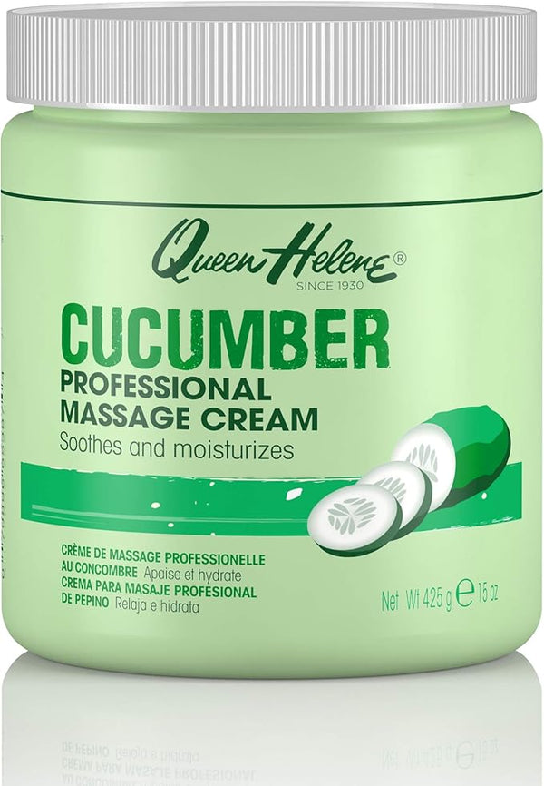 Queen Helene Professional Massage Cream, Cucumber, 15 Oz