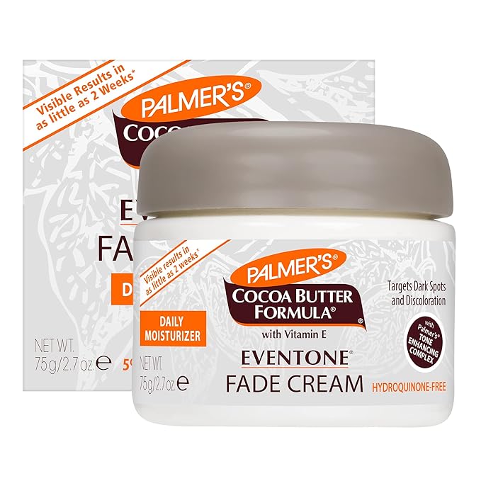Palmer's Cocoa Butter Formula Eventone Fade Cream, Anti-Dark Spot Fade Cream with Vitamin E and Niacinamide, Helps Reduce Dark Spots & Age Spots, 2.7 Ounce