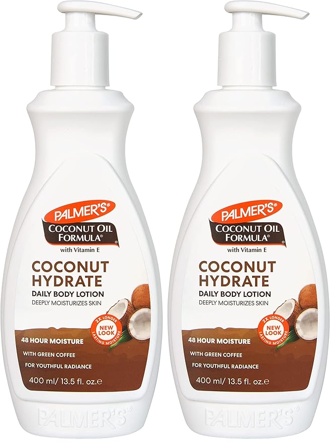 Palmer's Coconut Oil Formula Body Lotion for Dry Skin, Hand & Body Moisturizer with Green Coffee Extract & Vitamin E, Pump Bottle, 13.5 Fl Oz