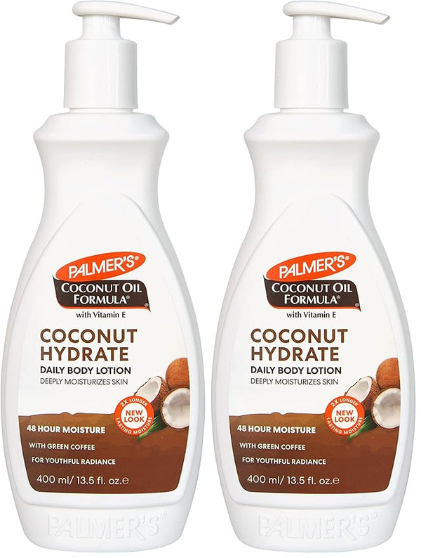 Palmer's Coconut Oil Formula Body Lotion for Dry Skin, Hand & Body Moisturizer with Green Coffee Extract & Vitamin E, Pump Bottle, 13.5 Fl Oz