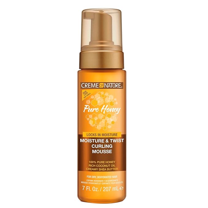 Creme of Nature Pure Honey Curling Mousse 7 Ounce