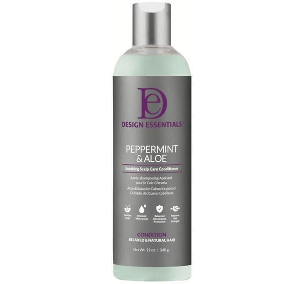 Design Essentials Peppermint & Aloe Soothing Scalp Care Conditioner 12Oz