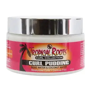 TROPICAL ROOTS CURL COLLECTION CURL PUDDING ROSE WATER AND COCONUT WATER
