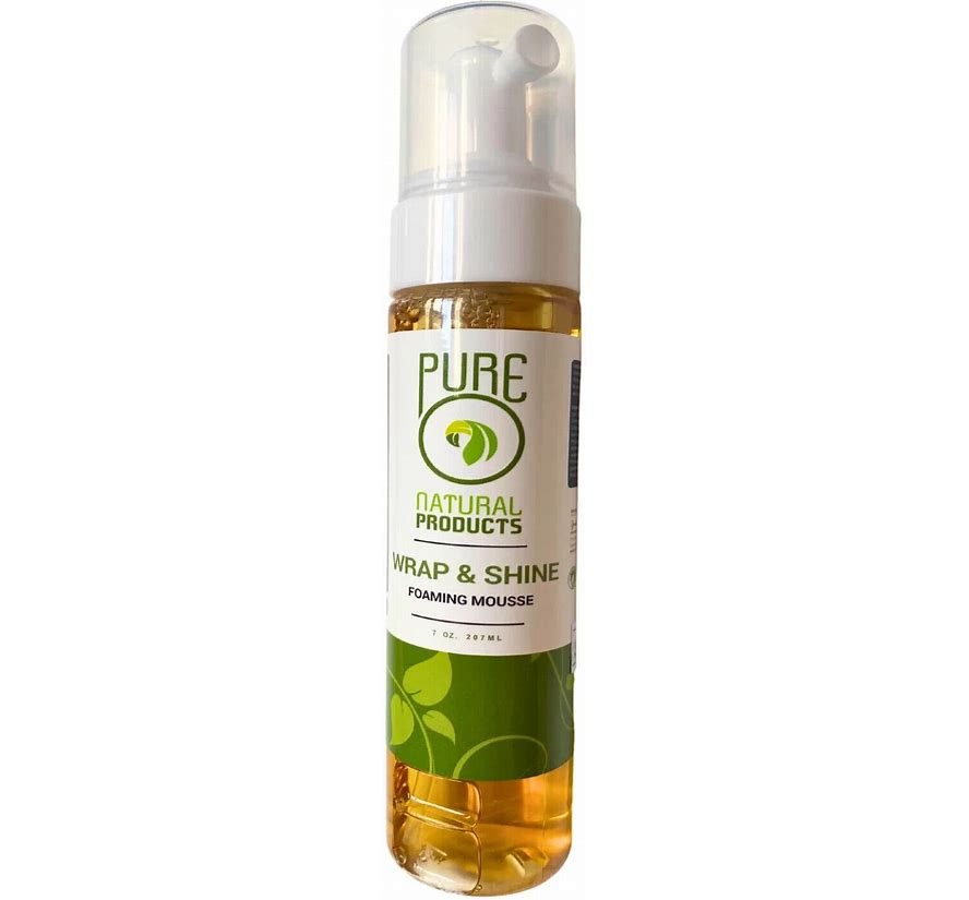 Pureo Wrap & Shine Foaming Mousse 7oZ