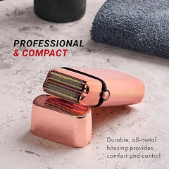 BaBylissPRO METALFX Double Foil Shaver, Handheld Electric Razor for Travel, Portable Cordless Close Face Shaver for Head, Beard, & Neck