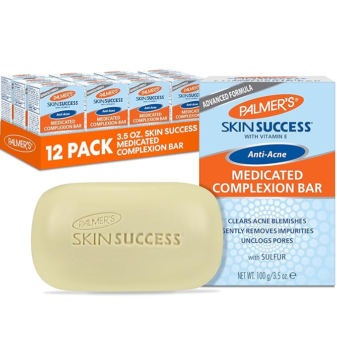 Palmer's Skin Success Eventone Medicated Anti-Acne Complexion Soap Bar, 3.5 Ounces