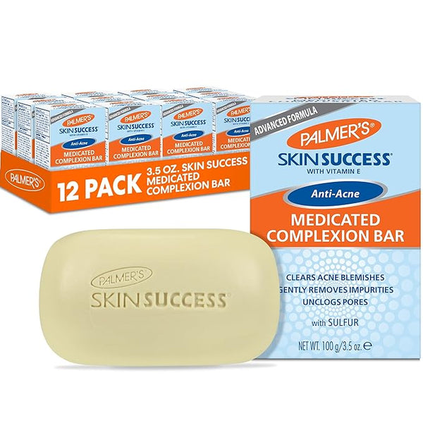Palmer's Skin Success Eventone Medicated Anti-Acne Complexion Soap Bar, 3.5 Ounces