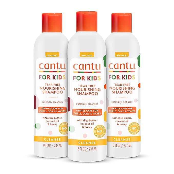 Cantu Care for Kids Tear-free Nourishing Shampoo with Shea Butter, 8 fl oz