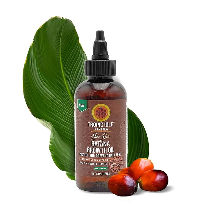 Tropic Isle Living Hair Gro Batana Growth Oil Collection (4 oz, Original)