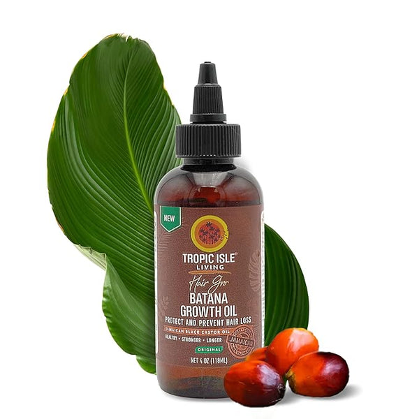 Tropic Isle Living Hair Gro Batana Growth Oil Collection (4 oz, Original)
