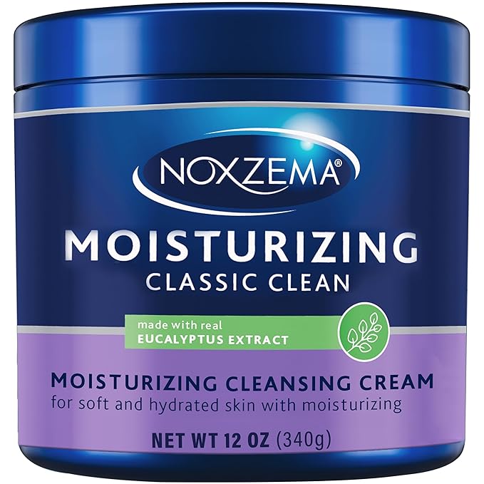Noxzema Classic Clean Moisturizing Cleansing Cream with Real Eucalyptus Extract 12 oz