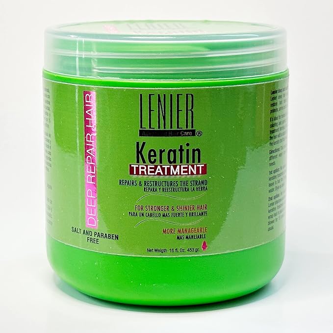 Lenier Keratin Deep Repair Hair Treatment 16 oz
