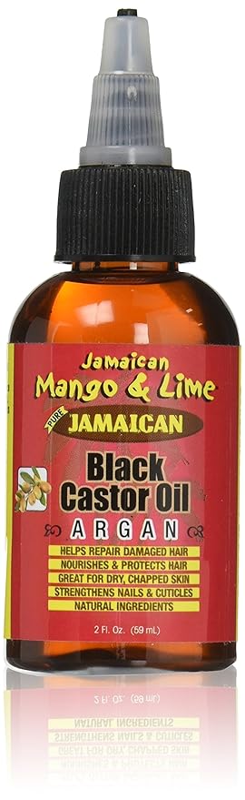 Jamaican Mango & Lime Black Castor Oil – 2oz