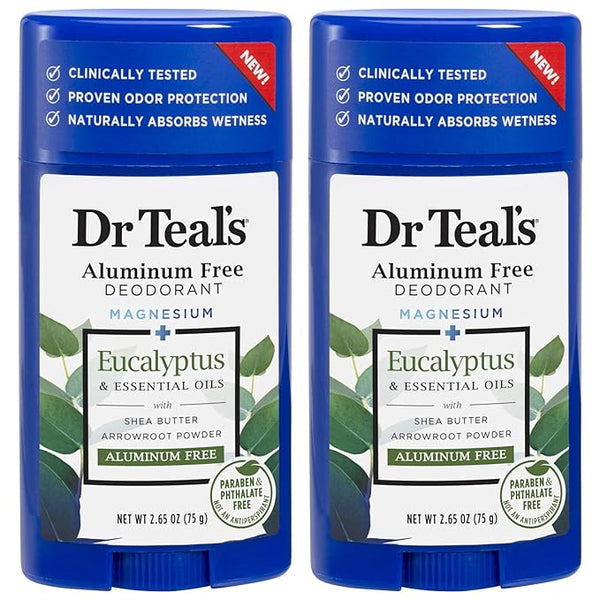 Dr Teal's Aluminum Free Deodorant 2.65oz — product view