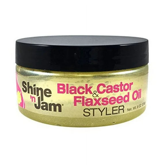 Shine-n-Jam Castor Oil and Flaxseed Gel