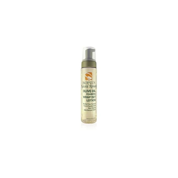 Isoplus Natural Remedy Olive Oil Foaming Wrap/Set Lotion 8.5 Ounce