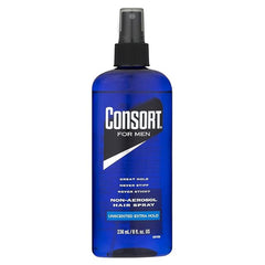 Consort Hair Spray for Men, Extra Hold, Unscented, Non-Aerosol - 8 oz