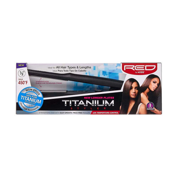 red by kiss Titanium Styler 100% Pure Titanium Technology 0.5'